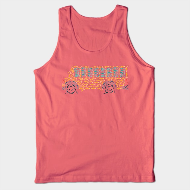 School of Fish Tank Top by TaylorRoseMakesArt